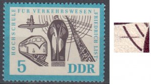 DDR 916 f24 Schantl Strich unter Heck Plattenfehler postfrisch ** (6088C)