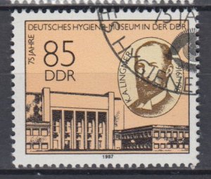 DDR 3089 II Michel 3089 f46 Fleck im Gebäude gestempelt SST (6100C)