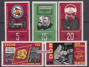 DDR 1173-1177 postfrisch ** (RA2)