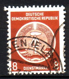 DDR Dienst A  3 XII gestempelt (3484A)